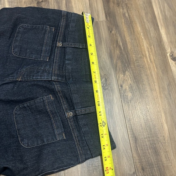 Y2K Dark Blue Flare Women's Jeans - Picture 4 of 4